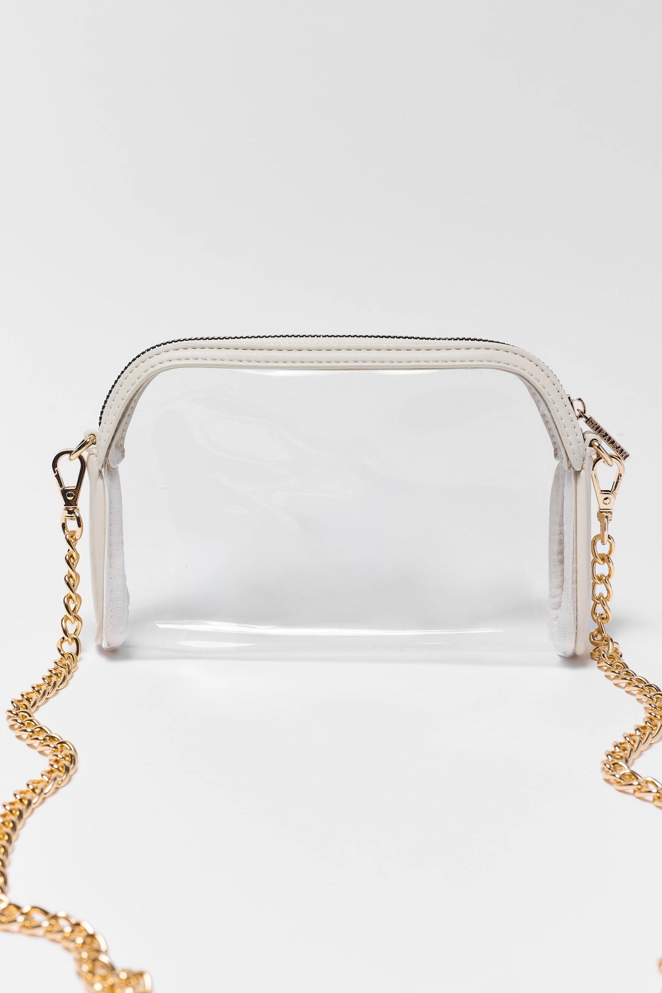 Tas selempang transparan Ivory Trim Clear Crossbody Bag dari MELAYUPOKER