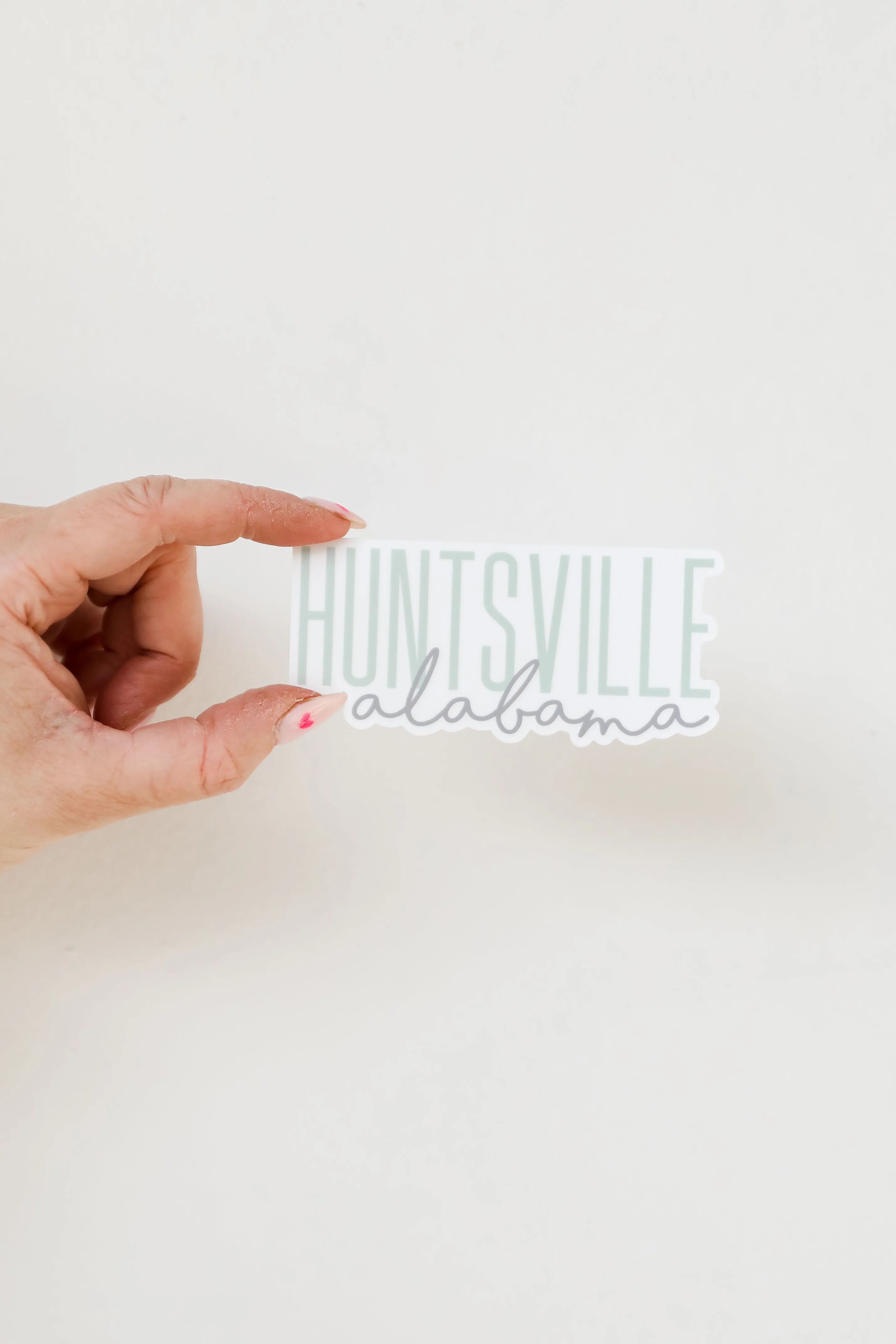 Huntsville Script Sticker estetik dan lucu dari koleksi MAINCUY